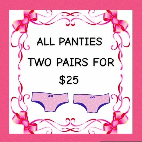 2/$25 Victoria’s Secret PINK Cotton V-String Panty Pastel Lilac Cherry Graphic M - Picture 7 of 8
